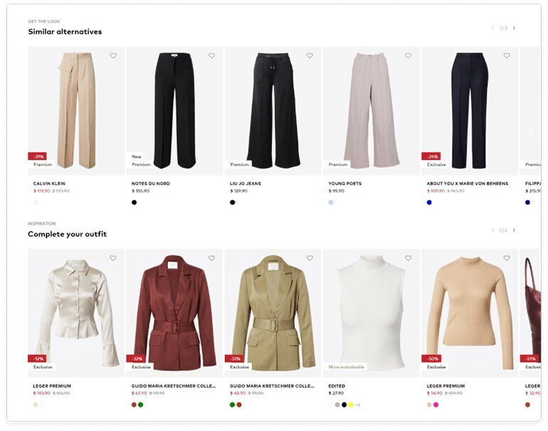 personalized ecommerce experience example