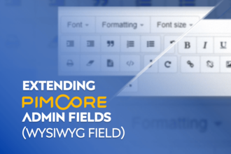 Extending Pimcore Admin fields (WYSIWYG Field)
