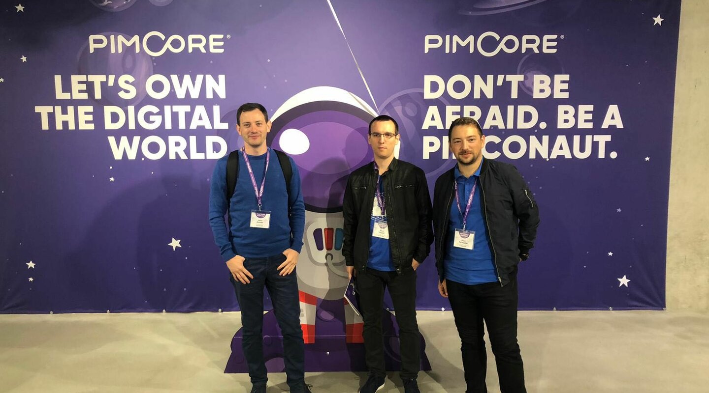 Factory team members at Pimcore conference