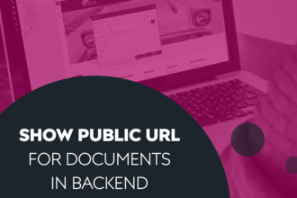 Show Public URL for documents in backend