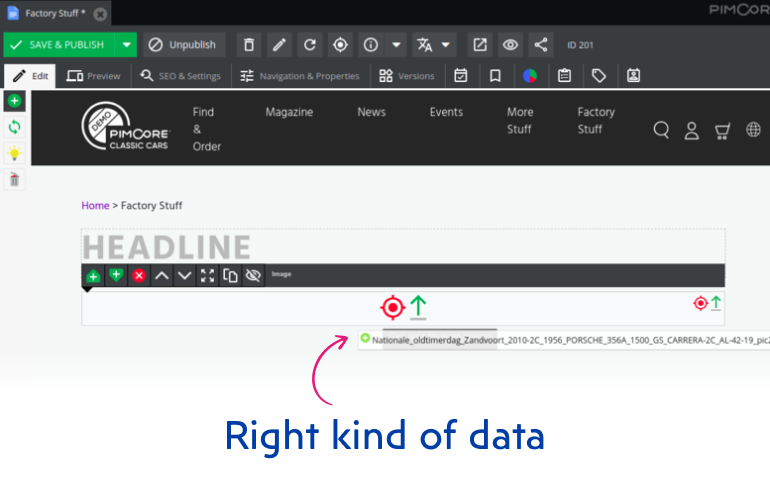 Admin panel in Pimcore: basic terms you need to know while exploring Pimcore