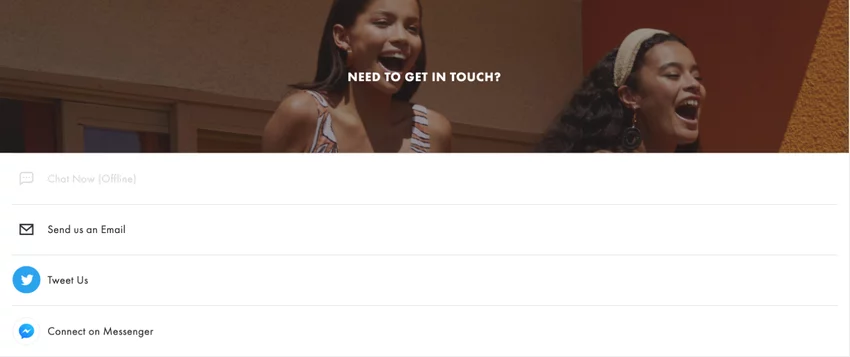 Communication with customer in eCommerce