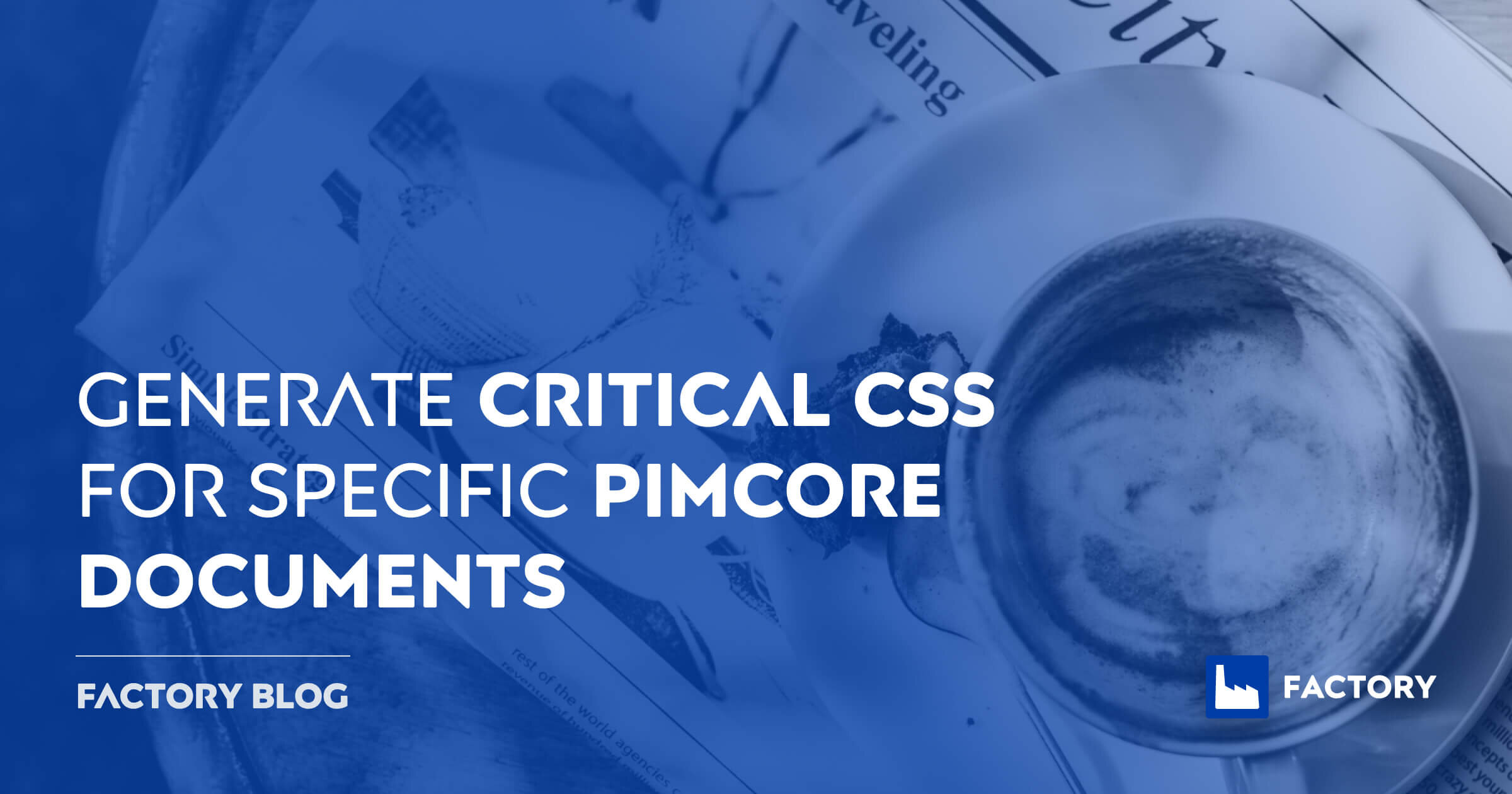 Generate Critical CSS (Above the fold) for Specific PimCore Documents