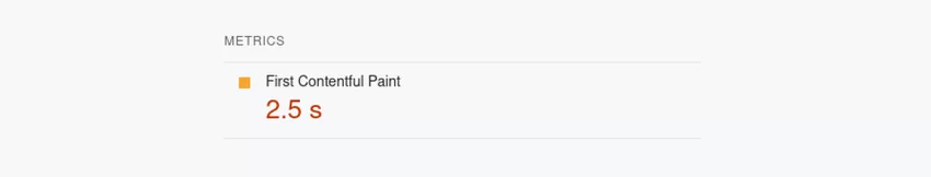 first contentful paint first contentful paint