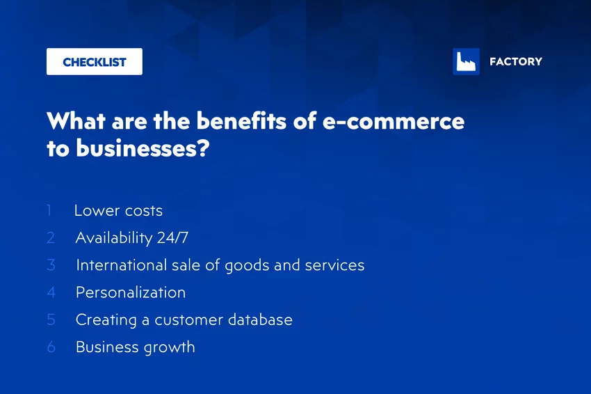 eCommerce checklist eCommerce checklist