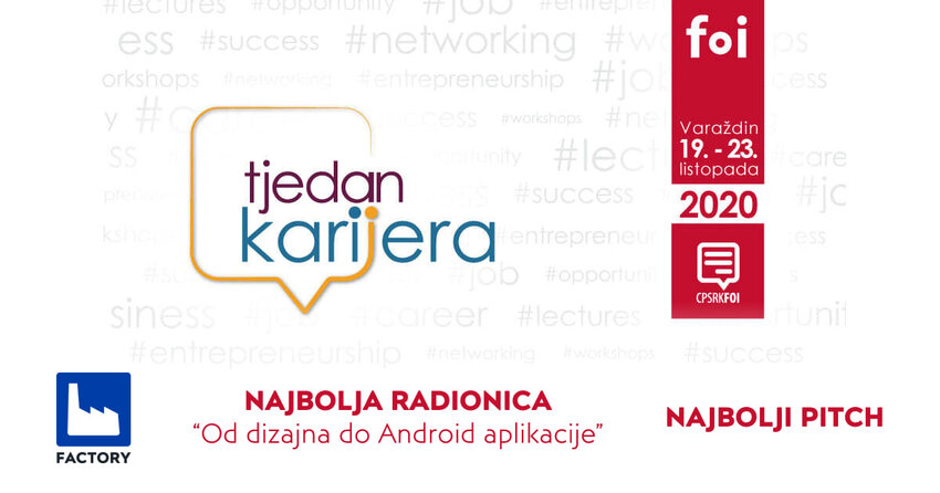 Factory nagrada za najbolju radionicu i pitch na Tjednu karijera FOI 2020