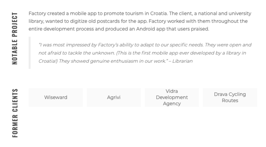 Factory is top agency for design and development Factory is top agency for design and development