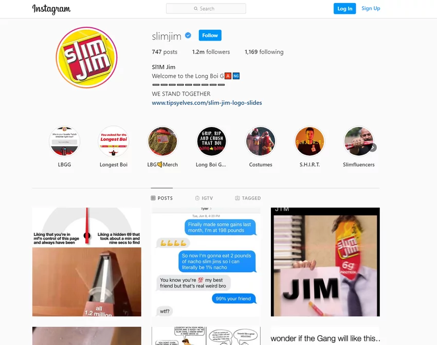 Generation Z eCommerce social media accounts making memes