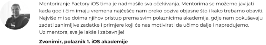 iOS akademija
