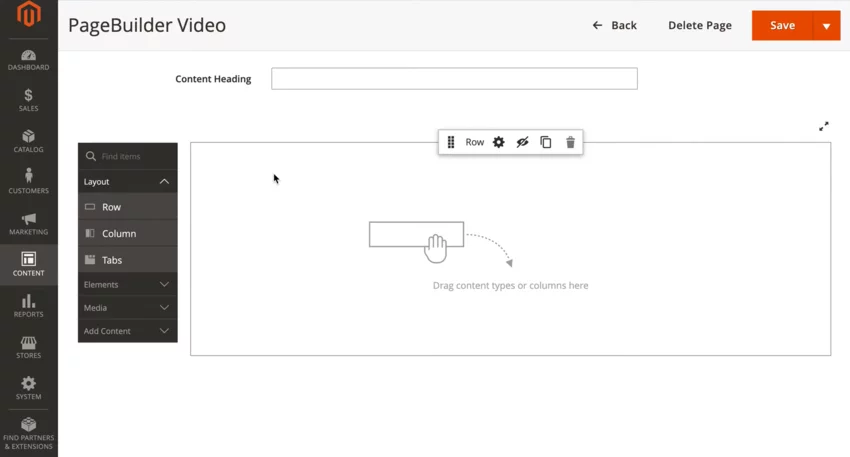 Magento 2 page builder