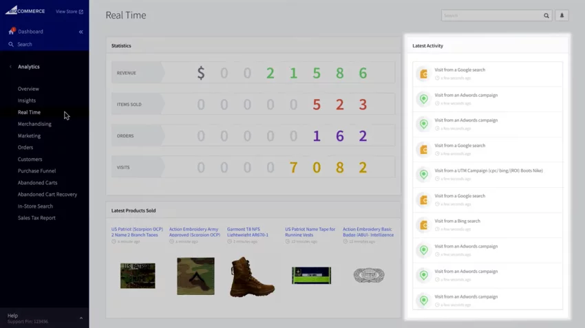 BigCommerce latest activity hub alternative to Magento