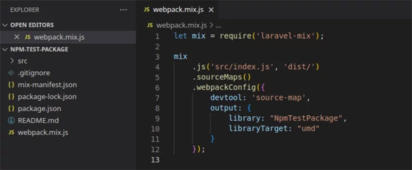 project setup example