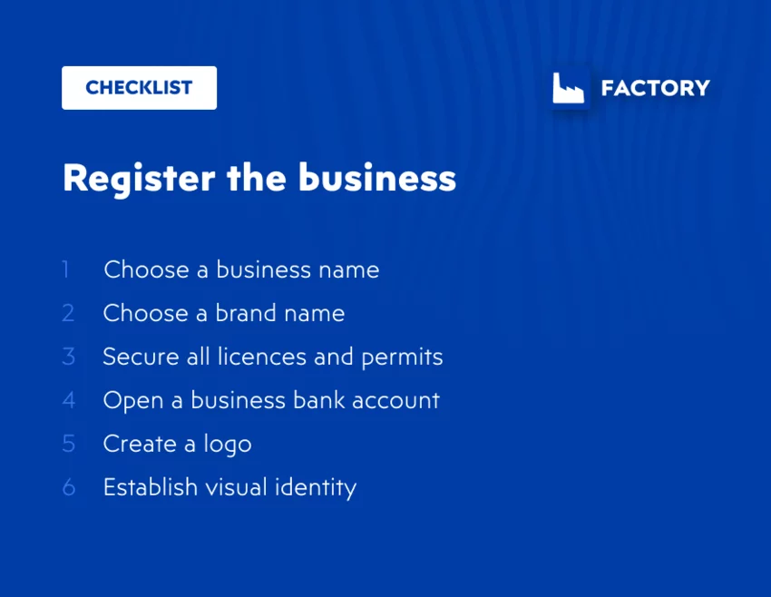 Registering the digital commerce business