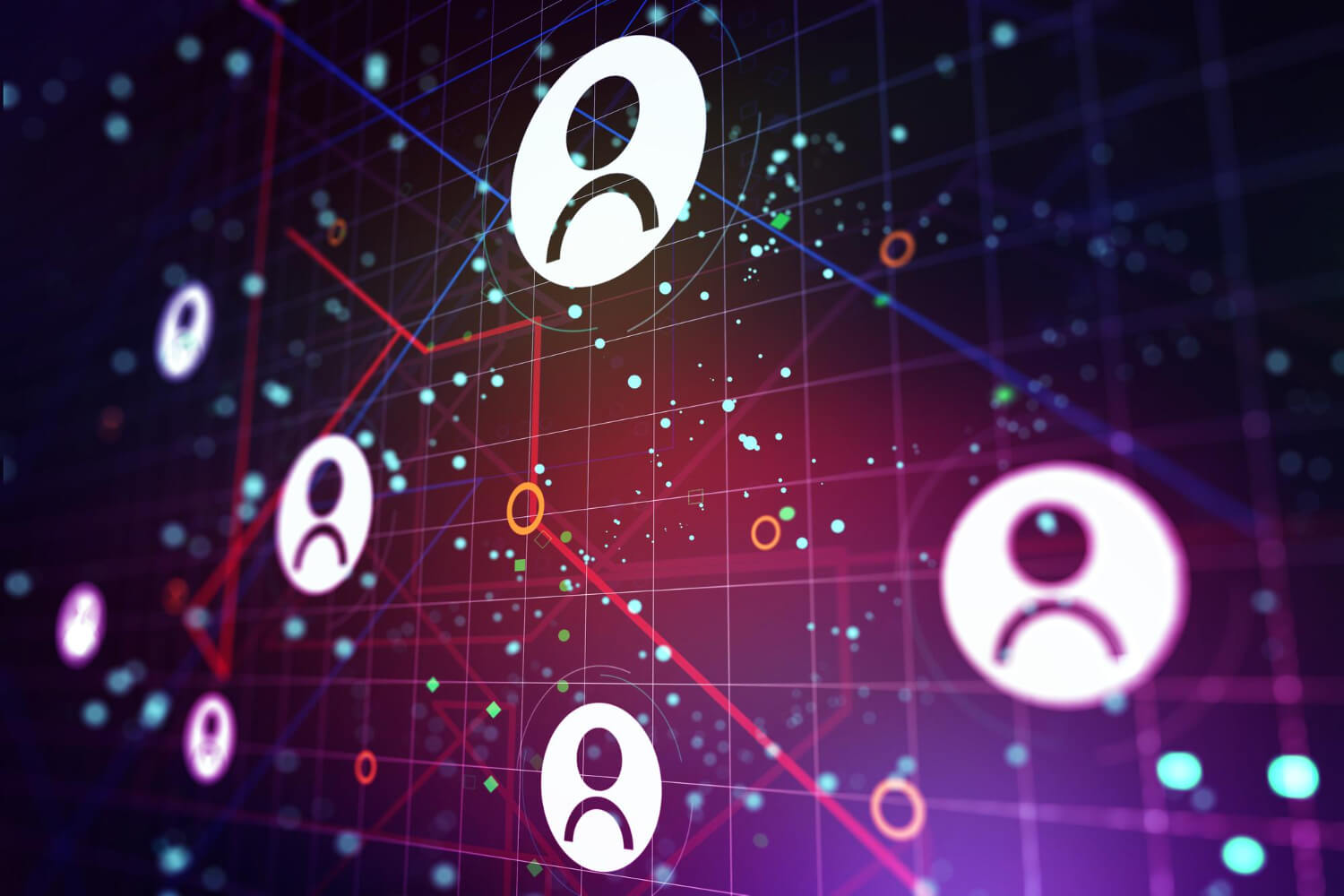 Illustration representing user roles and permission governance