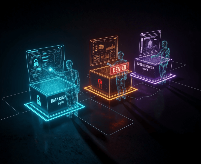 Cover image of permission bundle by Factory representing different permission levels. 