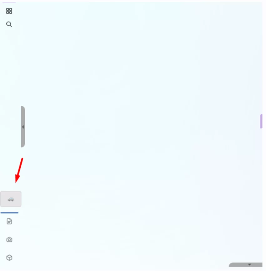 Split screen layout showing data pool area with drag and drop target zone