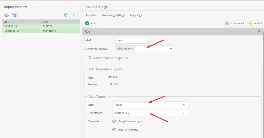 Key mappings