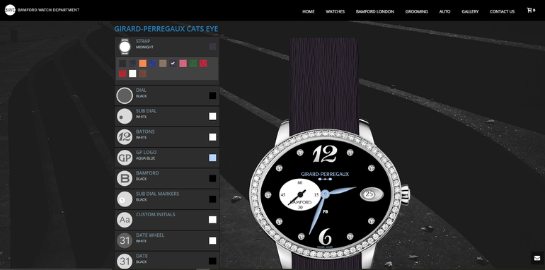 Complex product configurator in watch industry