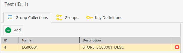 Group collection example in classification store in Pimcore