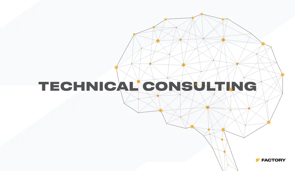 Abstract technical network illustrating Pimcore technical consulting