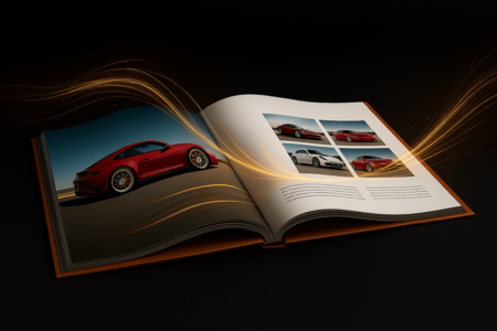 Publishing and print solutions by Factory illustration image