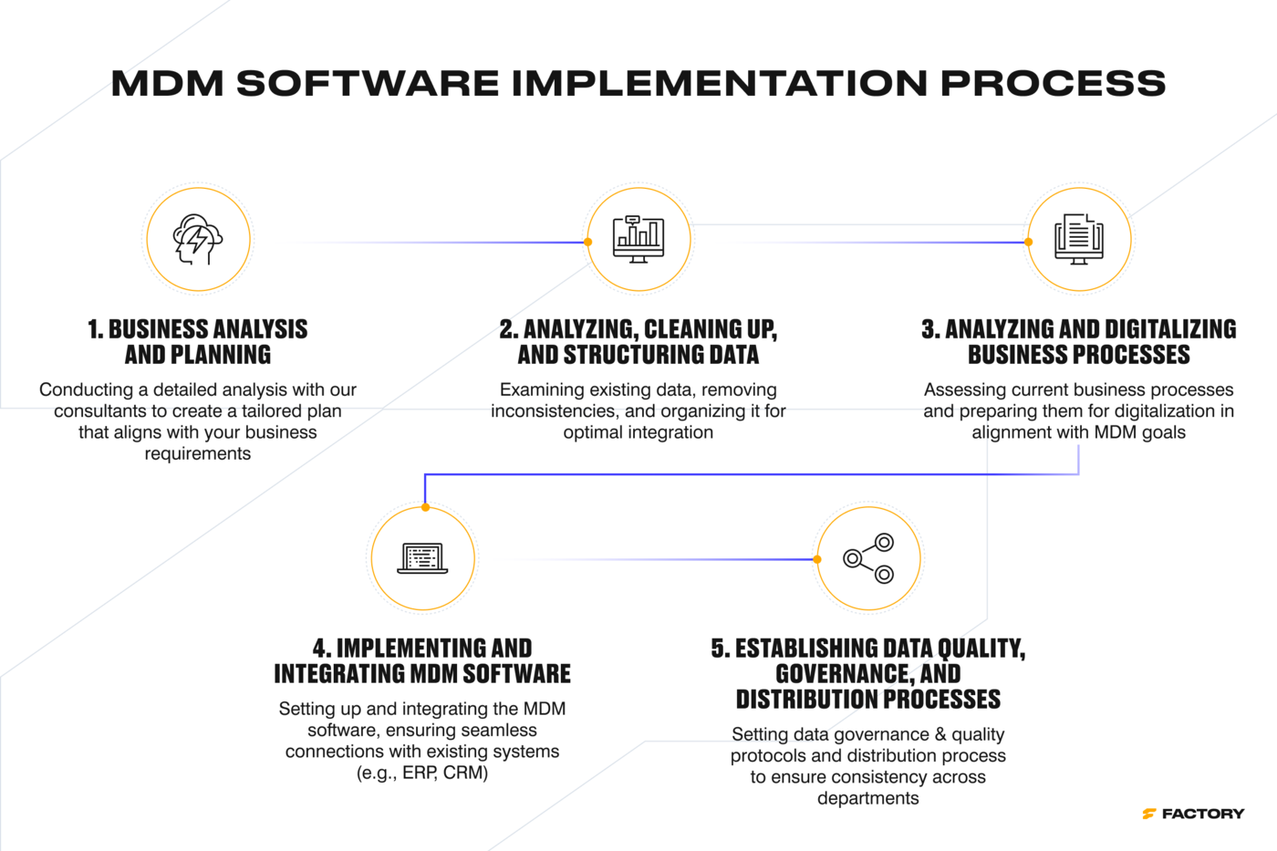 Master Data Management Software implementation process steps