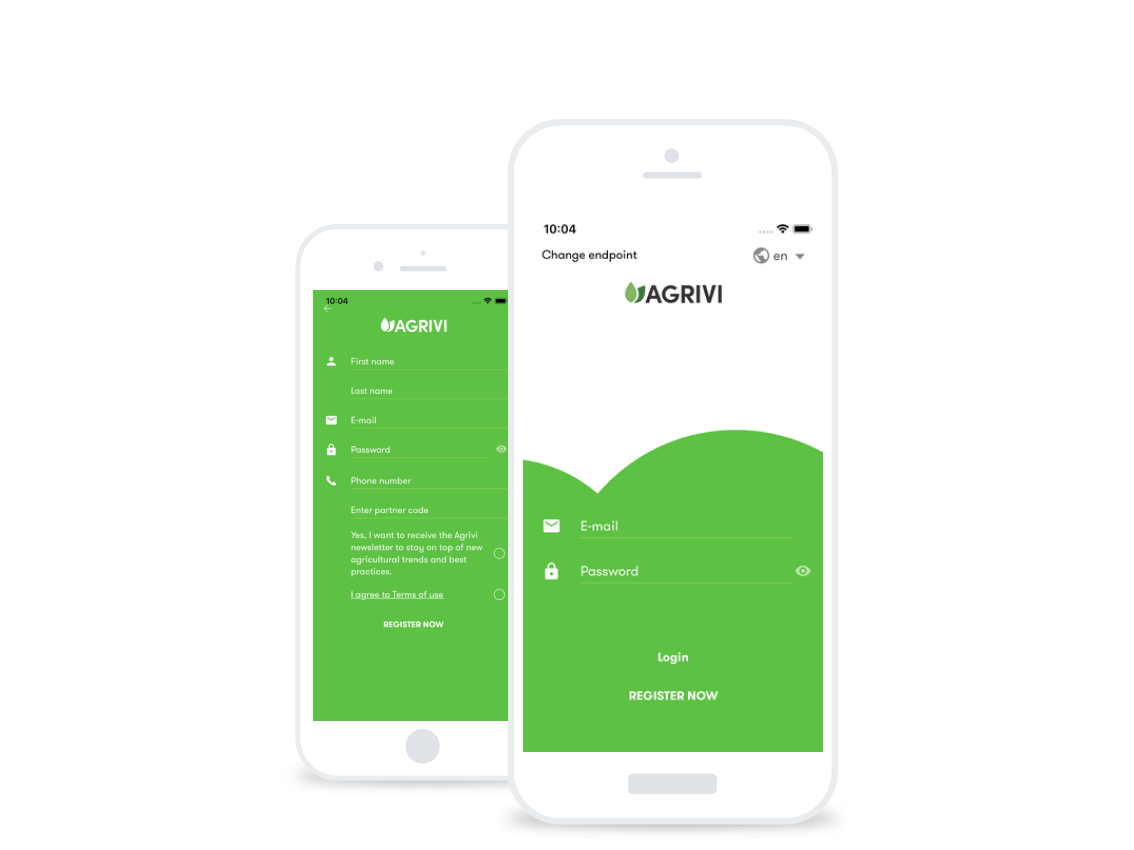 AGRIVI mobile app farm management software
