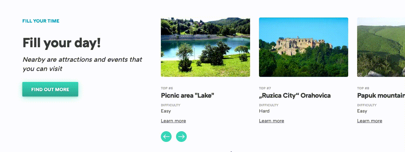 Helping visitors explore Orahovica via Pimcore platform