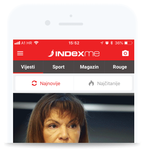 Index.me mobile app categories feature