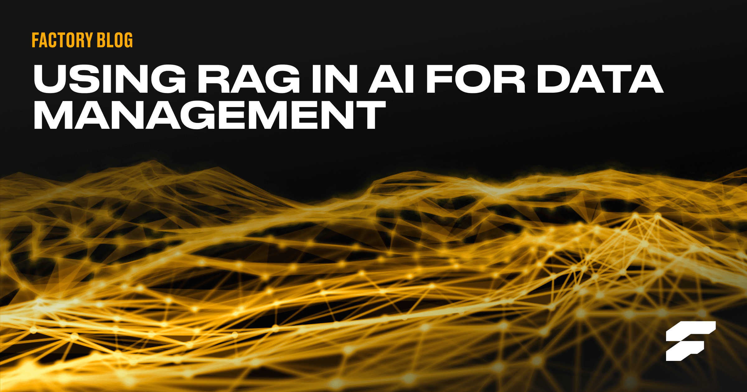 Using RAG in AI for Data Management