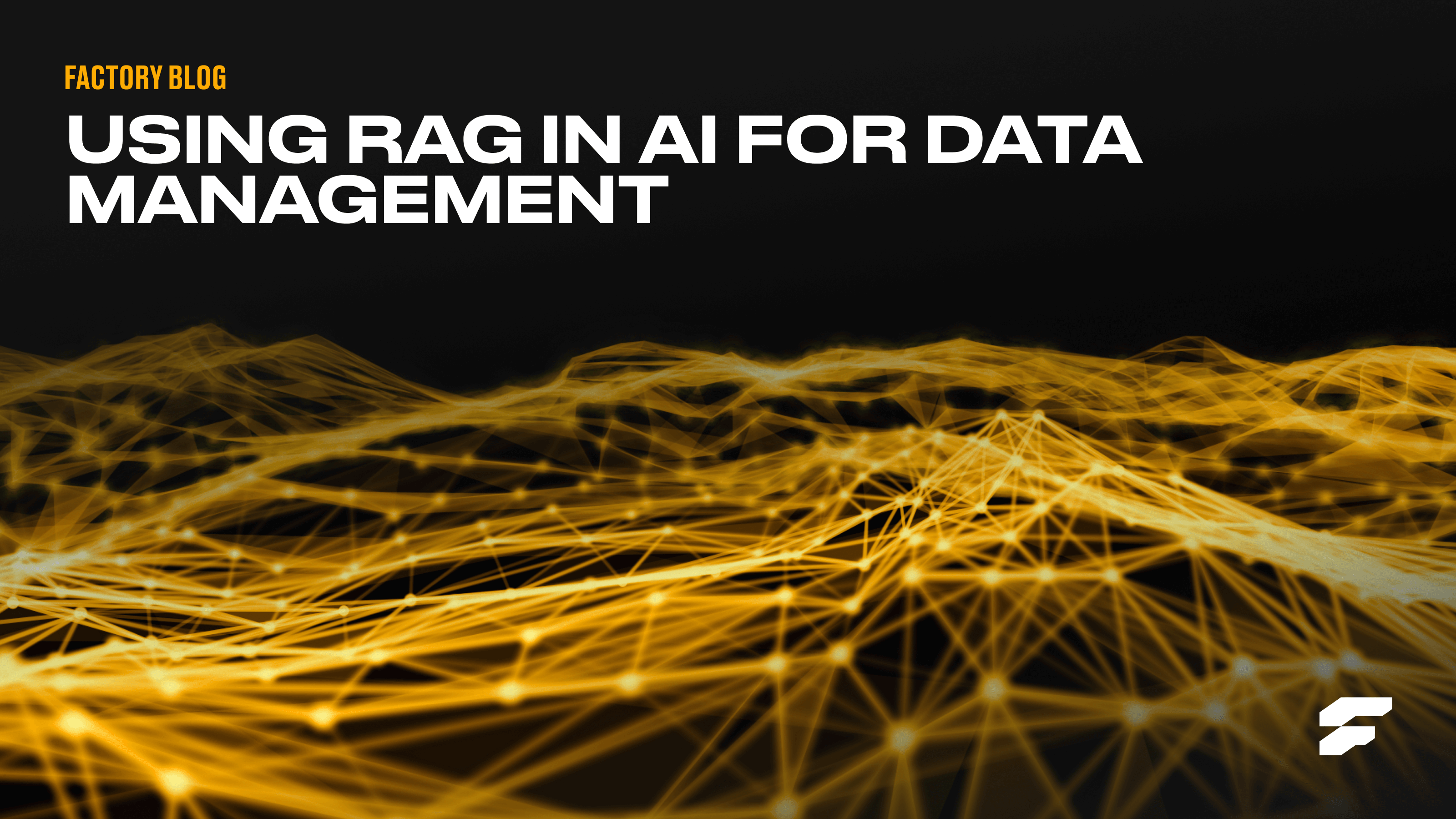 Using RAG in AI for Data Management